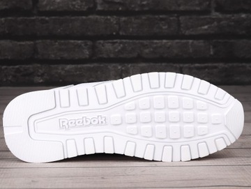 Buty damskie sneakersy Reebok GLIDE RUNNING WHITE SKÓRA