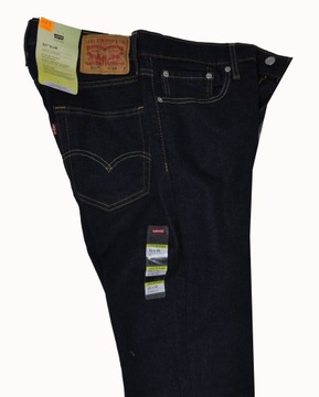 JEANSY SPODNIE LEVIS 511-1042 GRANATOWE W33 L32 PAS 88