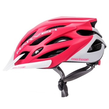 KASK ROWEROWY REGULOWANY METEOR MARVEN M 55-58cm siatka otwory wentylacyjne