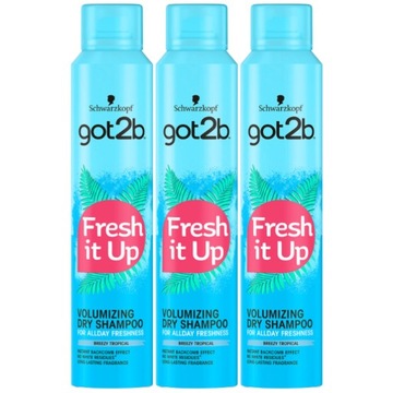 Got2b Fresh It Up Шампунь для сухих волос, объем x3