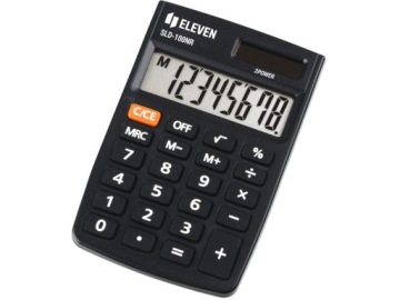 Калькулятор кишеньковий чорний ELEVEN SLD100NR