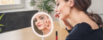 Зеркало для макияжа со светодиодной подсветкой Humanas HS-ML03