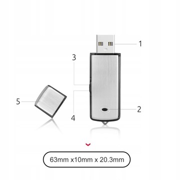 ОШИБКА МИНИ-ШПИОННОГО ДИКТОФОНА USB-ПЕРЕВОД 8G