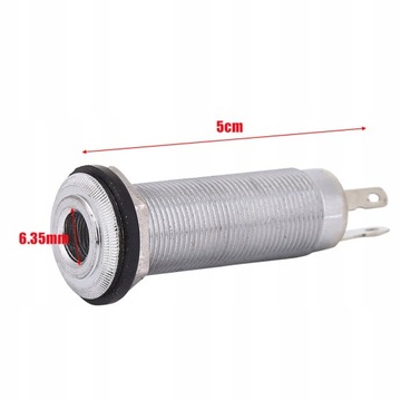 1/4-ДЮЙМОВЫЙ СТЕРЕО ЦИЛИНДРИЧЕСКИЙ ГИТАРНЫЙ ДЖЕК