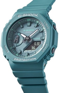 SPORTOWY ZEGAREK DAMSKI CASIO G-SHOCK GMA-S2100GA-3A GREEN WR200 BOX 42mm