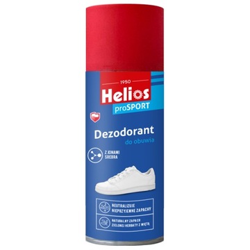 HELIOS DEZODORANT DO OBUWIA Z JONAMI SREBRA 150 ML