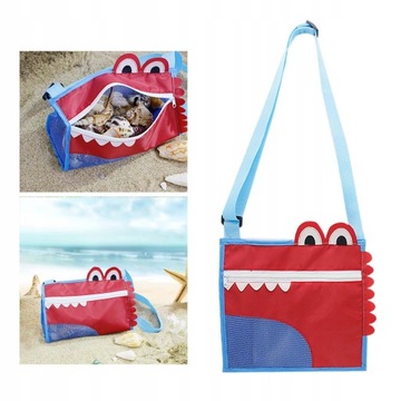 Красочная сумка для сбора ракушек.