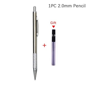0.3 0.5 0.7 0.9 1.3 2.0mm Mechanical Pencil Set Full Metal Art Drawing