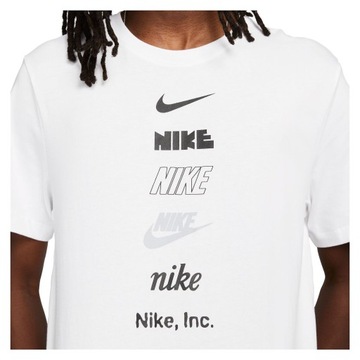 Męska koszulka Nike Sportswear TEE CLUB+ biała M