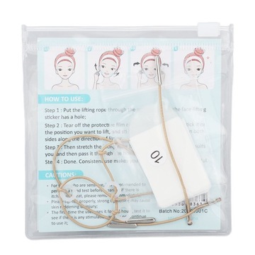 TAŚMY LIFTINGUJĄCE MODELUJĄCE DO TWARZY 10 SZT