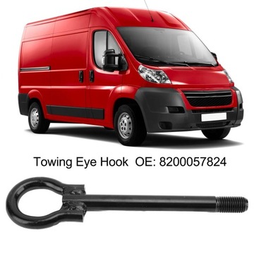 Hak holowniczy Wytrzymała stal kuta 8200057824 Ucho holownicze HO