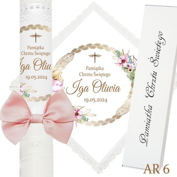 КРЕЩЕННАЯ СВЕЧА, КРЕЩЕННАЯ СВЕЧА, подсвечник для девочки