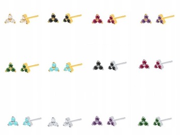 Игла из стерлингового серебра 925 пробы, маленькая геометрия Tri