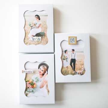 Коробка с окошком 15х23 белый