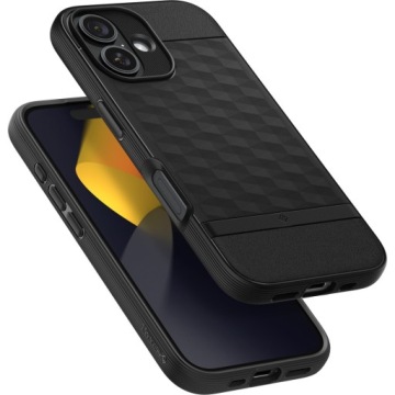 Pouzdro Spigen Caseology pro iPhone 16, vzorované, pevné zadní kryt pro MagSafe