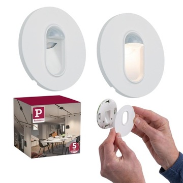 Oprawa przyschodowa WALL LED z czujnikiem ruchu okrągła 2,7W 65 lm PL92925