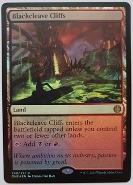 MTG Blackcleave Cliffs FOIL