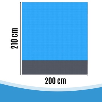 Водонепроницаемый ПЛЯЖНЫЙ КОВРИК ДЛЯ ПИКНИКА ДЛЯ ВОДЫ 200см x 200см СКЛАДНОЕ ОДЕЯЛО