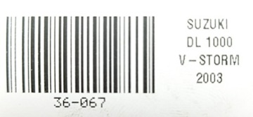 SUZUKI DL 1000 V-STORM 02-10 КРЫШКА КОМПЛЕКТА ПОДНОЖЕК