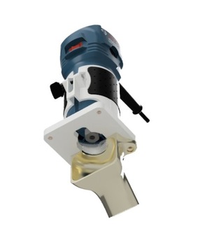 Переходник нижнего извлечения для фрезерного станка Bosch GKF 550 Ø35