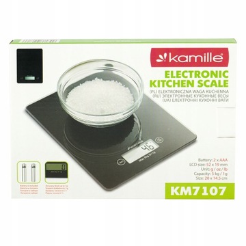 ЭЛЕКТРОННЫЕ КУХОННЫЕ ВЕСЫ 5кг