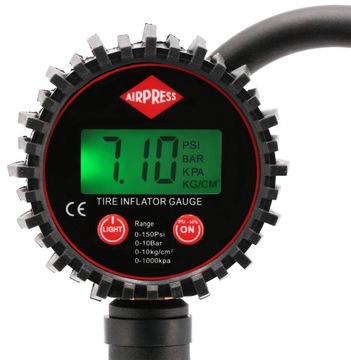 Пистолет для накачки шин с дисплеем AIRPRESS