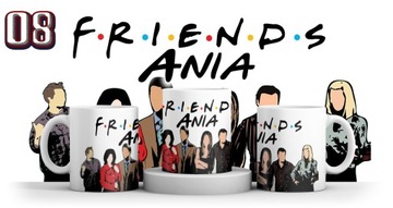 КРУЖКА ДРУЗЬЯ ДРУЗЬЯ из сериала +ИМЯ