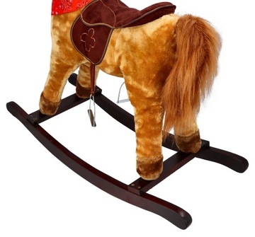 Каштанек, интерактивная лошадка-качалка.