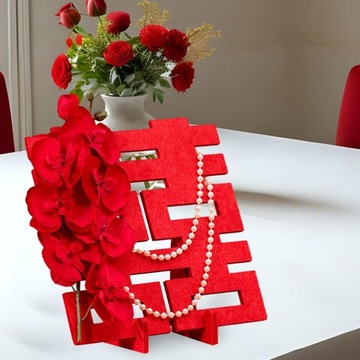 Свадебные украшения Xi с китайским иероглифом D, декор гостиной в стиле D