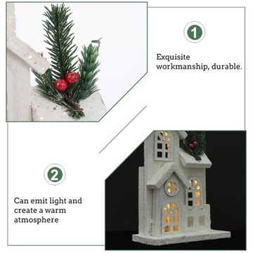 Светодиодные рождественские домики Имбирный пряничный маяк