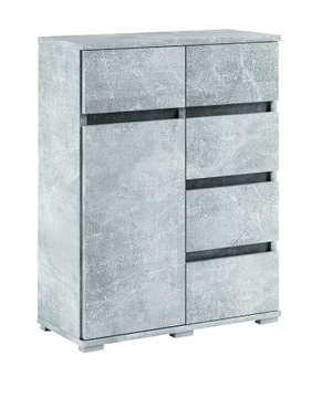 102-079 Szafka Łazienkowa 62/100 + KOSZ - BETON