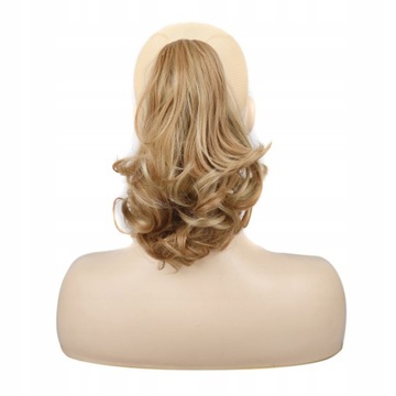 DOCZEPIANY KUCYK kitka 30cm NATURALNE kolory