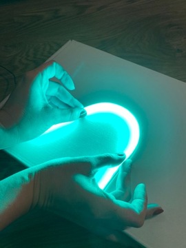 Дневные ДХО ЗЕЛЕНАЯ СВЕТОДИОДНАЯ ЛЕНТА 30 см - 1 шт.