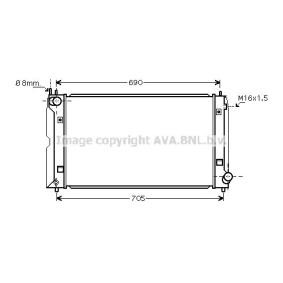 AVA QUALITY COOLER TOA2386 CHLADIČ SYSTÉM CHLAZENÍ MOTORU