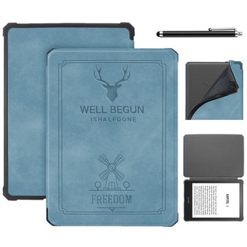 ETUI SMART COVER TPU WELL BEGUN + RYSIK do AMAZON KINDLE 11 2022 Gen 11 6