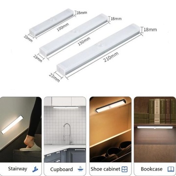 Светодиодный светильник Датчик движения и сумерек USB-магнит 14