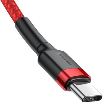 КАБЕЛЬ BASEUS STRONG USB-C ДЛЯ БЫСТРОЙ ЗАРЯДКИ TYPE-C TYPE-C PD 60W QC 3.0 1M