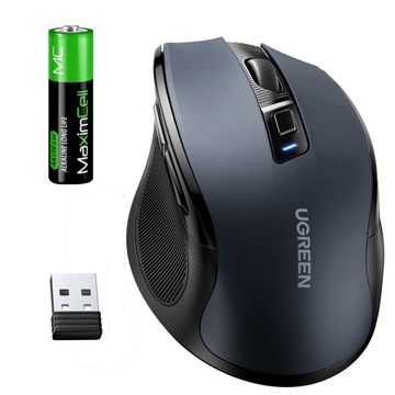 Mysz Bezprzewodowa 4000DPI Myszka Laserowa NA USB Do Komputera i Bateria AA