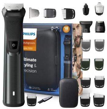 TRYMER MASZYNKA GPHILIPS MG7785/20 MULTIGROOM GOLARKA DO CIAŁA ETUI 18W1