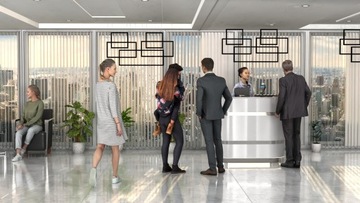 Стойка ресепшн R14 130x100см LED