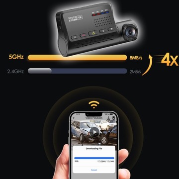 АВТОМОБИЛЬНАЯ КАМЕРА VIOFO A139 PRO 2-КАНАЛЬНАЯ ИК GPS WIFI