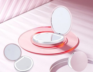 Карманное зеркало в оттенках розового Perfecto