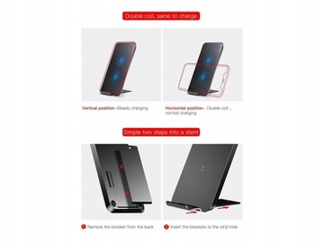 Подставка для беспроводной зарядки для iPhone Samsung