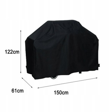 Pokrowiec na grill plandeka 150*61*122cm
