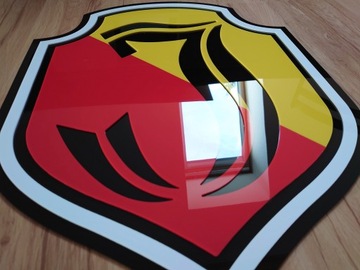 Herb Jagiellonia Białystok na ścianę prezent dla fana klubu dla chłopaka