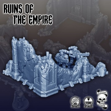 Scatter Terrain 3 Боевые игровые здания WH40k