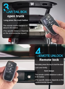 Zestaw do zdalnego uruchamiania samochodu i zatrzymywania Bluetooth