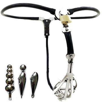 Мужской пояс верности из нержавеющей стали, невидимый