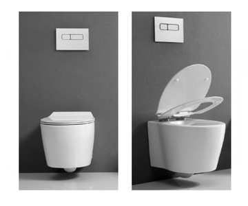 УНИТАЗ VELDMAN ALBA УЗКОЕ СИДЕНЬЕ ПРЕМИУМ БЕЗОБОДКИ