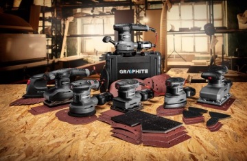 ЭКСЦЕНТРИЧЕСКАЯ ШЛИФОВАЛЬНАЯ МАШИНА 300ВТ 125ММ ГРАФИТ 59G348